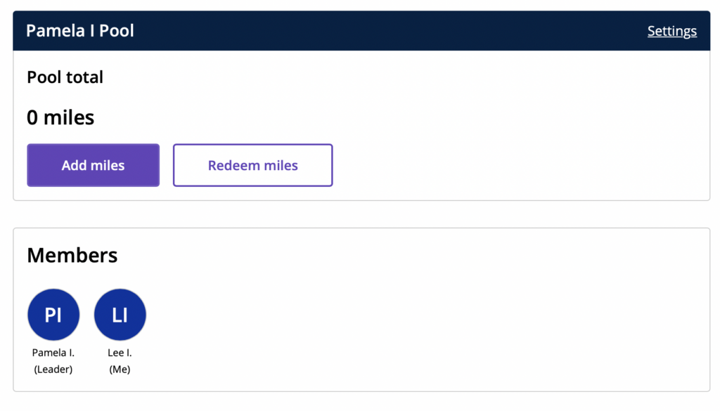 screenshot of United site